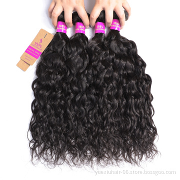 YX Virgin Hair 10A Grade Mink Brazilian Hair Free Sample Virgin Brazilian Water Wave Human Hair Bundles